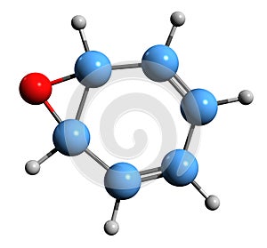 3D image of Arene oxide skeletal formula photo