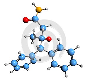 3D image of Armodafinil skeletal formula