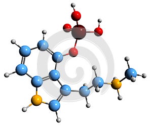 3D image of Baeocystin skeletal formula photo