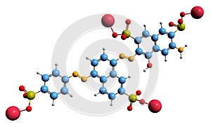 3D image of Black 7984 skeletal formula photo