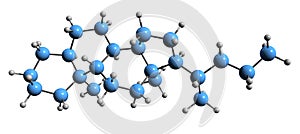 3D image of Cholane skeletal formula
