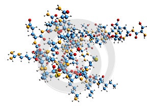 3D image of Corticoliberin skeletal formula photo