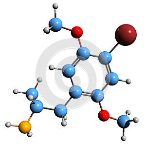 3D image of DO? skeletal formula photo