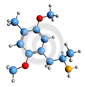 3D image of DOM skeletal formula photo