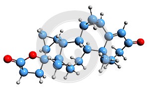 3D image of drospirenone skeletal formula photo