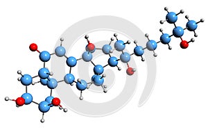 3D image of Ecdysone skeletal formula