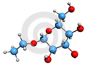 3D image of Eleutheroside C skeletal formula