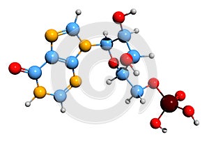 3D image of inosinic acid skeletal formula