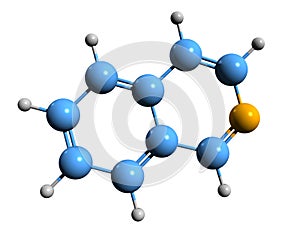 3D image of isoquinoline skeletal formula