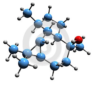 3D image of Ledol skeletal formula photo