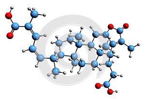 3D image of Lepidolide skeletal formula