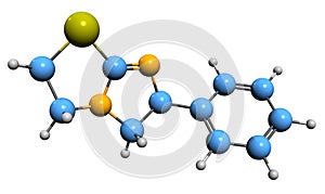 3D image of Levamisole skeletal formula photo