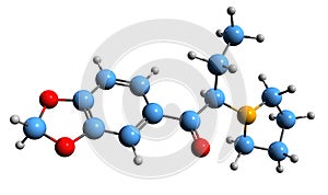 3D image of MDPBP skeletal formula photo