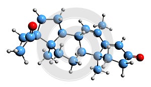 3D image of Medrogestone skeletal formula photo