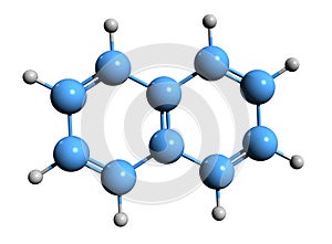 3D image of naphthalene skeletal formula