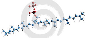3D image of Prephytoene diphosphate skeletal formula photo