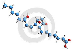 3D image of Prostaglandin E3 skeletal formula