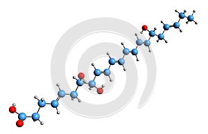 3D image of resolvin D1 skeletal formula photo