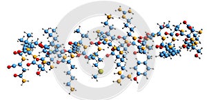 3D image of Vasoactive intestinal peptide skeletal formula photo