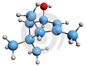 3D image of Verbenol skeletal formula photo