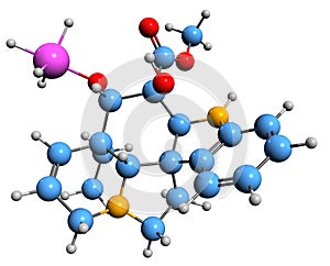 3D image of Vindoline skeletal formula