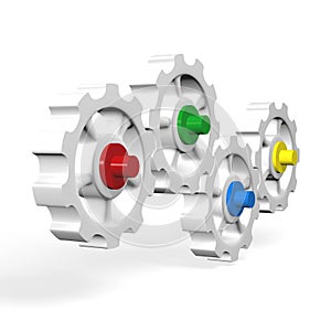 3D interlocking gears