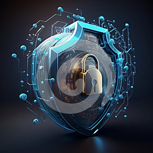 3d internet secuirty badge