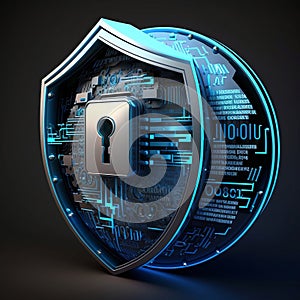 3d internet secuirty badge