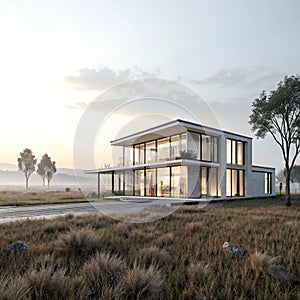 3D Isolated House Design