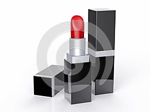 3D Isolated Lipstick Background