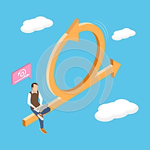 3D Isometric Flat Vector Illustration of Agile Methodology