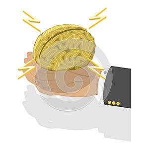 3D Isometric Flat Vector Illustration of Creative Idea. Item 4