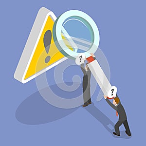 3D Isometric Flat Vector Illustration of Solving Problem