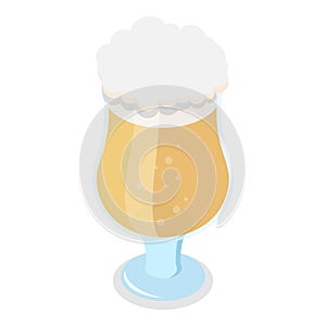 3D Isometric Flat Vector Illustration of Types Of Beer. Item 1