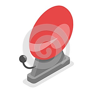 3D Isometric Flat Vector Set of Fire Alarm Equipment. Item 9