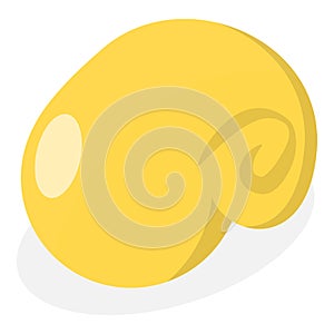 3D Isometric Flat Vector Set of Seashells. Item 4