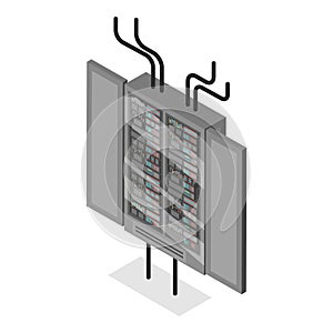 3D Isometric Flat Vector Set of Tools Of Electrician. Item 6