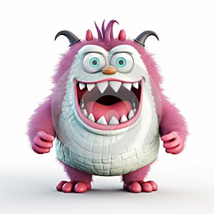 3d Jealous Monster - Anime Cartoon Character With Lensbaby Effect photo