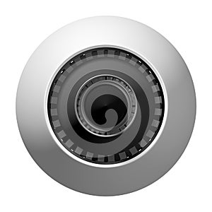 3D jet engine - back view