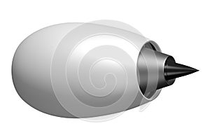 3D jet engine - side view