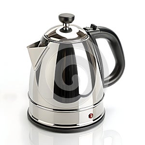 3D kettle isolated on white background
