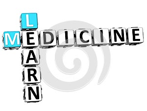 3D Learn Medicine Crossword