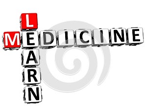 3D Learn Medicine Crossword