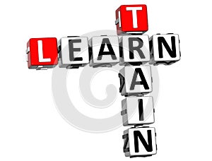 3D Learn Train Crossword