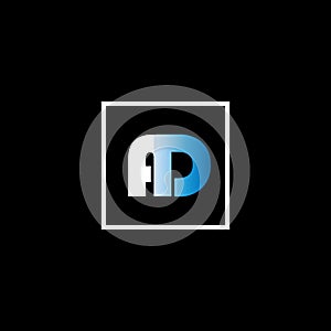 A D letter logo initial design.A D letter logo creative design