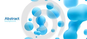 3d liquid vector set.