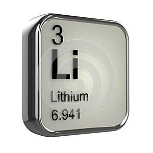 Tridimensional litio elemento 
