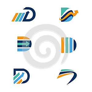 D logos symbolizing growth photo