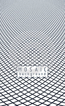 3d low poly mesh surface vector abstract background.