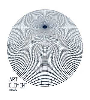 3d low poly mesh surface vector abstract background in a shape o